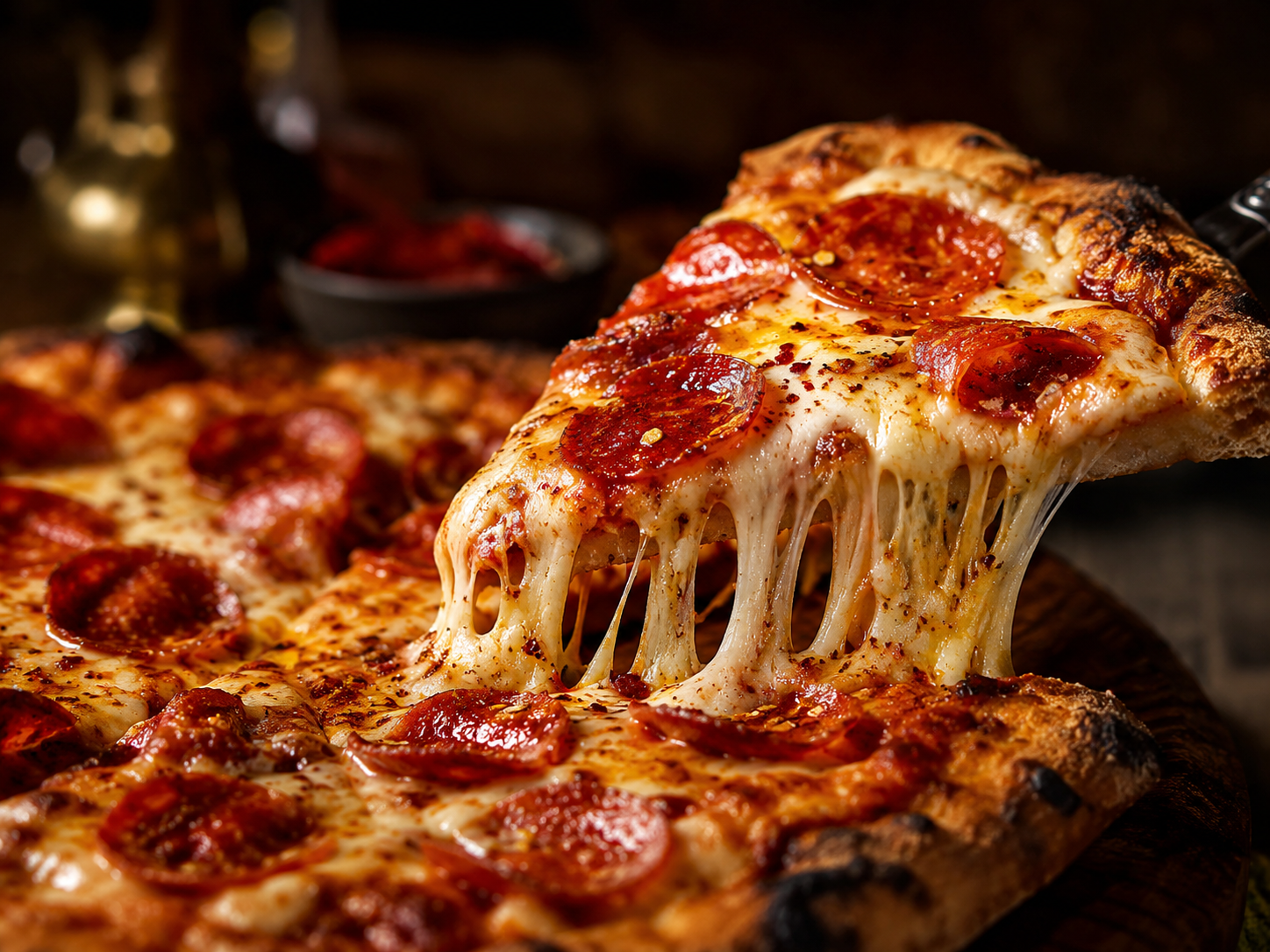 Beispielbild einer Pizza - austauschbar durch eigene Fotos